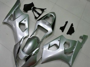 Silver 2003-2004 Suzuki GSXR 1000 Fairing Kit & Bodywork