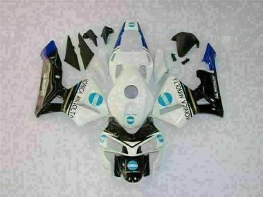 White Black 2003-2004 Honda CBR600RR Fairings & Bodywork
