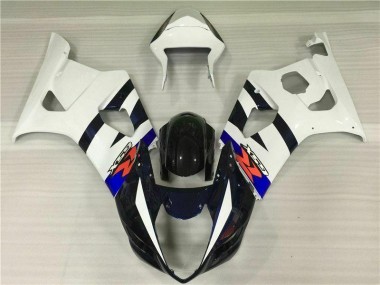 White Black 2003-2004 Suzuki GSXR 1000 Fairing Kits & Bodywork