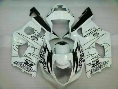 White 2003-2004 Suzuki GSXR 1000 Full Fairing Kit