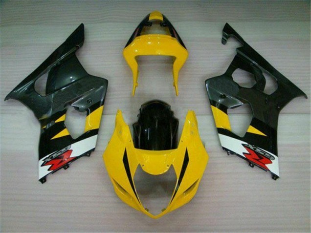 Yellow Black 2003-2004 Suzuki GSXR 1000 Fairings