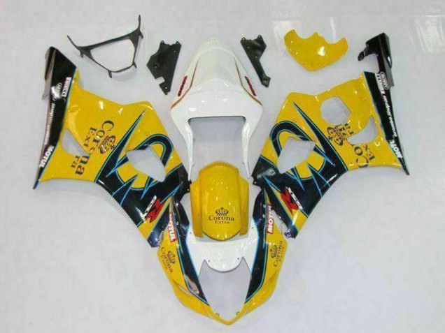 Yellow 2003-2004 Suzuki GSXR 1000 Fairings