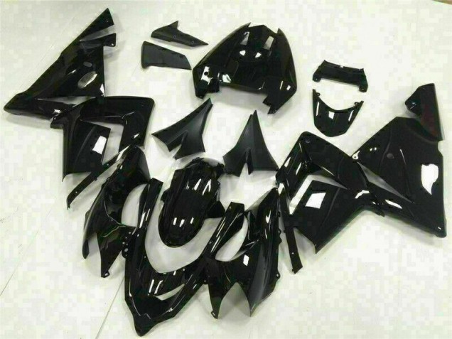Glossy Black 2003-2005 Kawasaki Ninja ZX10R Fairings