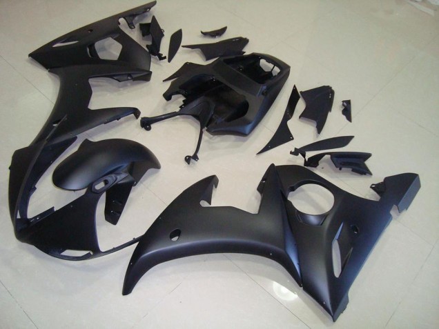 Matte Black 2003-2005 Yamaha YZF R6 Fairings