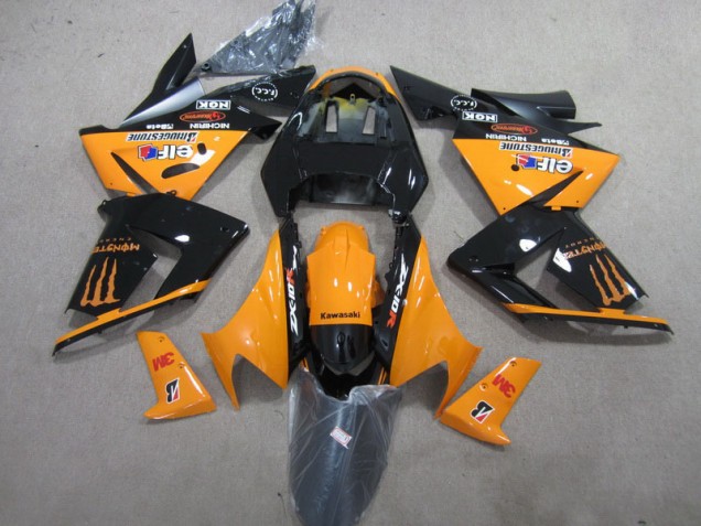 Orange Monster 2003-2005 Kawasaki Ninja ZX10R Fairings Orange Monster 2003-2005 Kawasaki Ninja ZX10R Fairings