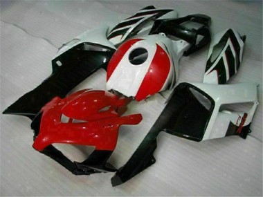 Black White 2004-2005 Honda CBR1000RR Aftermarket Fairings