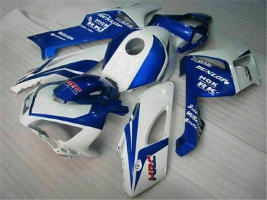 Blue White 2004-2005 Honda CBR1000RR Complete Fairing Kit