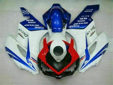 Blue White 2004-2005 Honda CBR1000RR Full Fairings