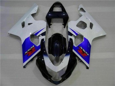 Blue White 2004-2005 Suzuki GSXR 600/750 Abs Fairing Kits