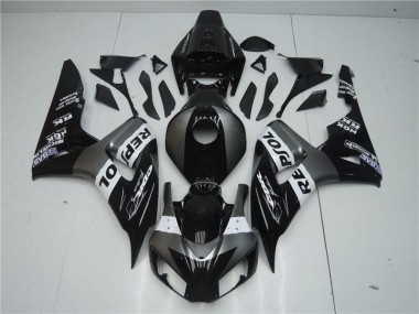 Grey Black 2004-2005 Honda CBR1000RR Fairings