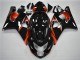 Orange Black 2004-2005 Suzuki GSXR 600/750 Fairings