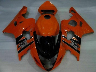 Orange Black 2004-2005 Suzuki GSXR 600/750 Plastics Fairing Kits