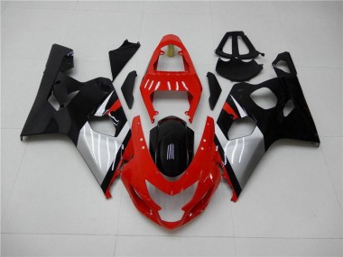 Red Black 2004-2005 Suzuki GSXR 600/750 Fairings