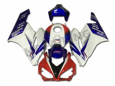 White Blue Red 2004-2005 Honda CBR1000RR Fairings