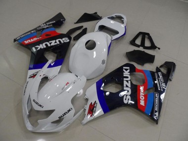 Wite Blue Motul 2004-2005 Suzuki GSXR750 Fairings