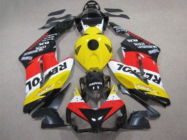 Yellow Red White Repsol 2004-2005 Honda CBR1000RR Fairings
