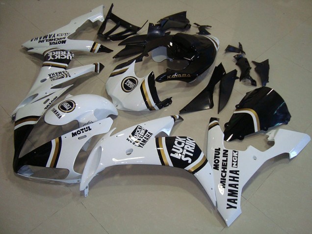 Black Gold White 2004-2006 Yamaha YZF R1 Fairings
