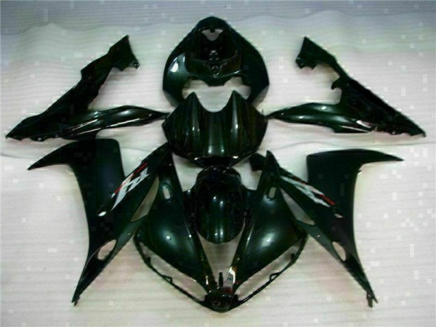 Black 2004-2006 Yamaha YZF R1 Full Fairing Kit