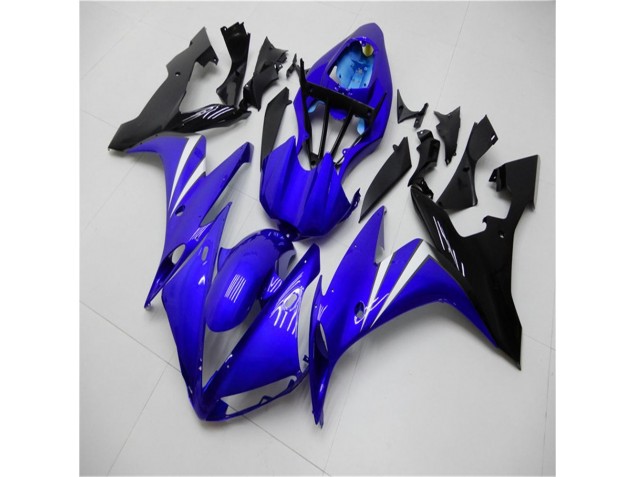 Blue Black 2004-2006 Yamaha YZF R1 Full Fairing Kit