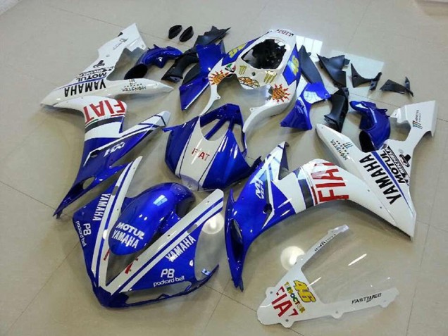 Blue White Red 2004-2006 Yamaha YZF R1 Fairings