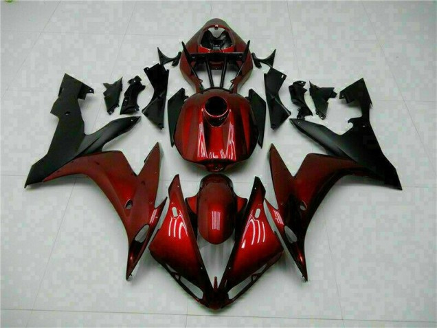 Red Black 2004-2006 Yamaha YZF R1 Fairings Red Black 2004-2006 Yamaha YZF R1 Fairings