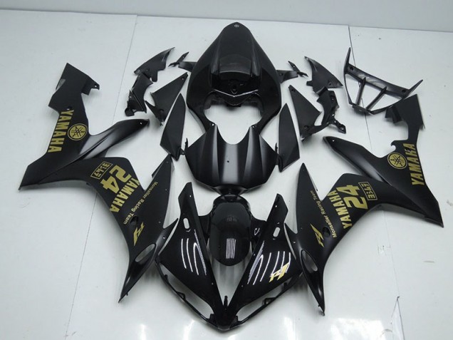 Red Matte Black Gold 2004-2006 Yamaha YZF R1 Fairings