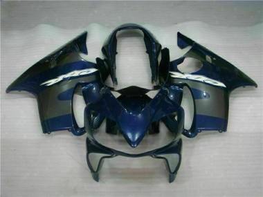 Blue Silver 2004-2007 Honda CBR600 F4i Fairings