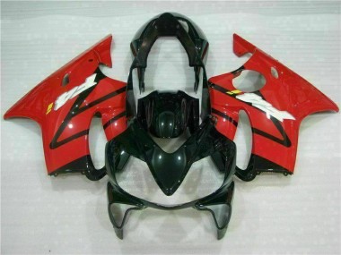 Red Black 2004-2007 Honda CBR600 F4i Plastics Fairings