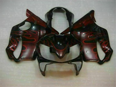 Red Flame 2004-2007 Honda CBR600 F4i Fairings