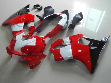 Red White Black 2004-2007 Honda CBR600 F4i Fairings