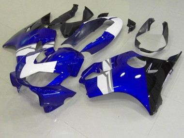 White Blue Black 2004-2007 Honda CBR600 F4i Fairings