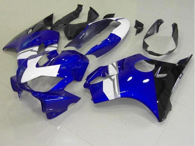 White Blue Black 2004-2007 Honda CBR600 F4i Fairings