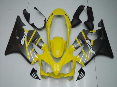 Yellow Grey 2004-2007 Honda CBR600 F4i Plastics Fairings