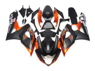 Black Orange 2005-2006 Suzuki GSXR 1000 Fairings