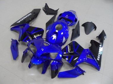Blue Black 2005-2006 Honda CBR600RR Plastics Fairings