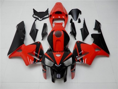 Red Black 2005-2006 Honda CBR600RR Fairing Kit