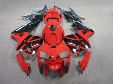 Red Black 2005-2006 Honda CBR600RR Plastics Fairings