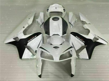 White 2005-2006 Honda CBR600RR Plastics Fairings
