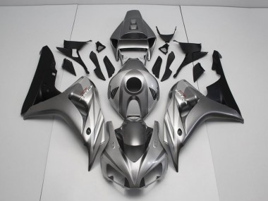 Black and Grey 2006-2007 Honda CBR1000RR Fairings