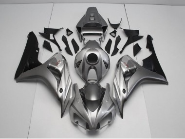 Black and Grey 2006-2007 Honda CBR1000RR Fairings