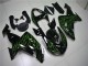 Black Green Flame 2006-2007 Kawasaki Ninja ZX10R Fairings Black Green Flame 2006-2007 Kawasaki Ninja ZX10R Fairings