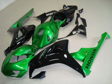 Black Green 2006-2007 Honda CBR1000RR Fairings