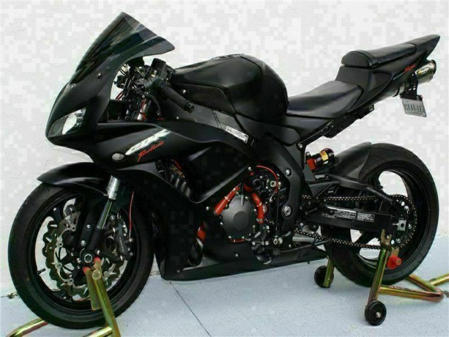 Black 2006-2007 Honda CBR1000RR Fairings