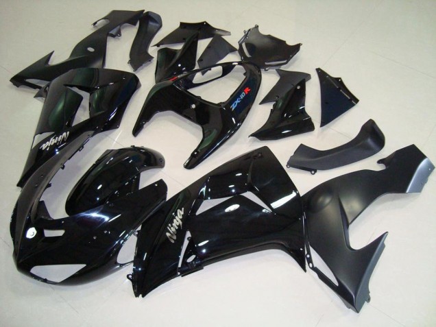 Black Matte Black 2006-2007 Kawasaki Ninja ZX10R Fairings Black Matte Black 2006-2007 Kawasaki Ninja ZX10R Fairings