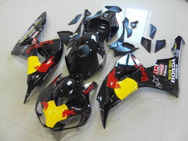 Black Red Bull 2006-2007 Honda CBR1000RR Fairings
