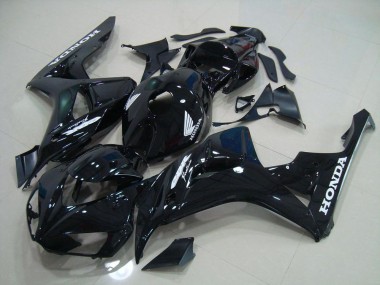 Black Silver Decals 2006-2007 Honda CBR1000RR Fairings