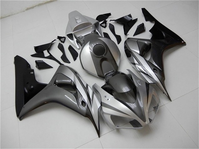 Black Silver Grey 2006-2007 Honda CBR1000RR Fairings