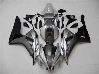 Black Silver Grey 2006-2007 Honda CBR1000RR Fairings