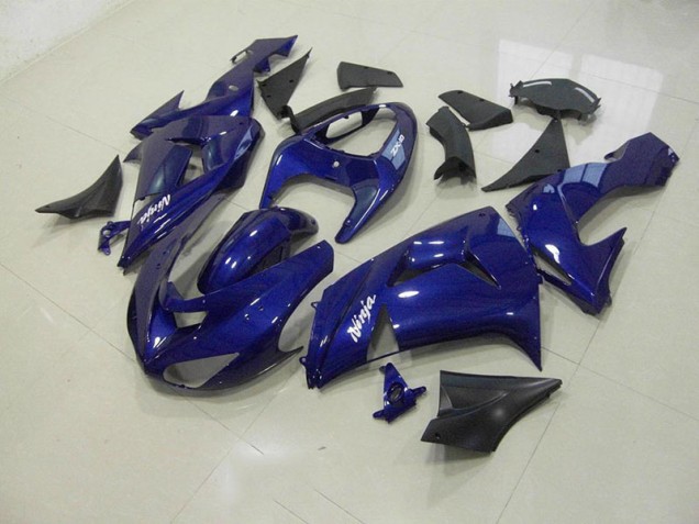 Dark Blue 2006-2007 Kawasaki Ninja ZX10R Fairings Dark Blue 2006-2007 Kawasaki Ninja ZX10R Fairings