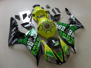 Green Yellow Rossi 2006-2007 Honda CBR1000RR Fairings